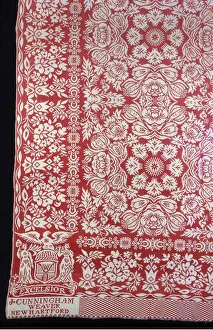 Coverlet, New York, 1840 / 45. Creator: James Cunningham
