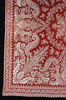 New York Collection: Coverlet, New York, 1850 / 55. Creator: Unknown