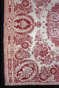 Jacquard Prints: Coverlet, New York, 1850. Creator: Charlotte Purchase Thornton