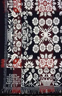 Coverlet, Ohio, 1849. Creator: George Heilbronn