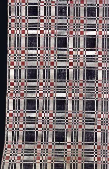 Coverlet, United States, 1820/24. Creator: Unknown