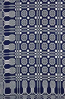 Star Motif Prints: Coverlet, United States, 1820/25. Creator: Unknown