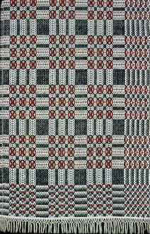 Bedclothes Prints: Coverlet, United States, 1820/30. Creator: Unknown