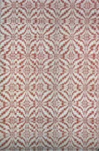Bedclothes Prints: Coverlet, United States, 1820/30. Creator: Unknown