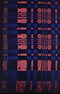 Bedclothes Prints: Coverlet, United States, 1825/35. Creator: Unknown