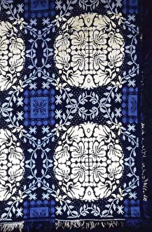 Bedclothes Prints: Coverlet, United States, 1825/40. Creator: Unknown