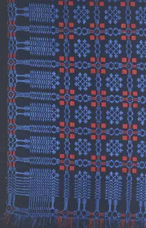 Star Motif Prints: Coverlet, United States, 1830/40. Creator: Unknown