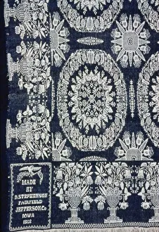 Coverlet, United States, 1868. Creator: Daniel Stephenson