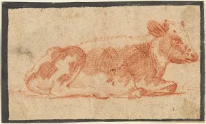 Johann Heinrich Roos Prints: Cow, second half 1600s. Creator: Johann Heinrich Roos (German, 1631-1685)