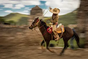 Traditional Culture Prints: Cowboy. Creator: Dorte Verner