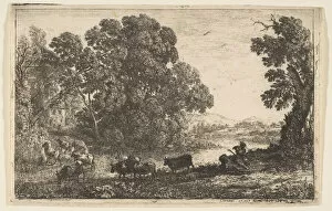 Claude Gellée Gallery: The Cowherd, 1636. Creator: Claude Lorrain