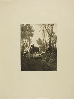 Drypoint Collection: Cowherd, n.d. Creator: Charles Emile Jacque