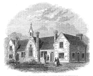 Segregated Prints: Cowlinge College School, Branches Park, Newmarket, 1868. Creator: Unknown