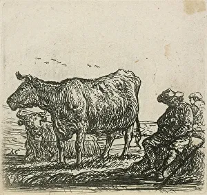Cuyp Aelbert Prints: Cows, 1640-1665. Creator: Aelbert Cuyp