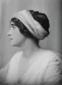 Cox, Marion, Miss (Mrs. J.W. Cox), portrait photograph, 1915 May 17. Creator: Arnold Genthe