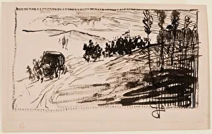 Ashcan School Gallery: Coxeys Army, c. 1894. Creator: Robert Henri