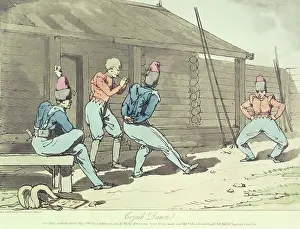 Atkinson John Augustus Prints: Cozack Dance, 1812. Creator: John Augustus Atkinson
