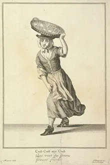 Corset Gallery: Crab Crab any Crab, Cries of London, (c1688?). Artist: Pierce Tempest
