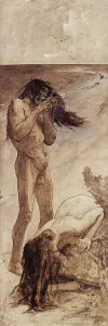 Palaeontology Prints: The crab eaters, sketch for the amphitheatre of palaeontology at the Museum of Natural