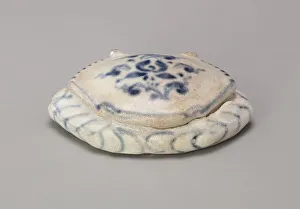 Crab-Form Box with Floral Motif, 15th century. Creator: Unknown Crab-Form Box with Floral Motif, 15th century. Creator: Unknown