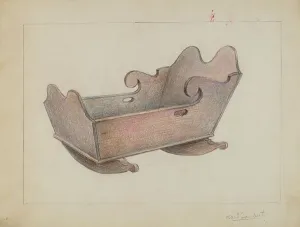 Joubert Karl Prints: Cradle, c. 1936. Creator: Karl Joubert