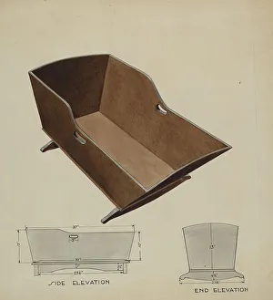 Childs Prints: Cradle, c. 1936. Creator: Wellington Blewett