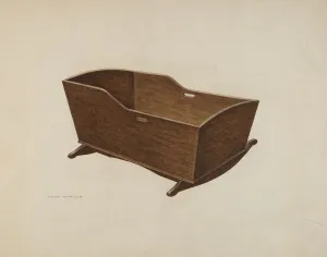 Babys Gallery: Cradle, c. 1941. Creator: Archie Thompson