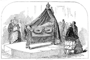 Napoleon Eugene Louis John Joseph Prints: The Cradle for the Prince Imperial, 1856. Creator: Unknown