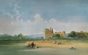 Cecil Reginald Gallery: Craigmillar Castle, c1821. Artist: Thomas Miles Richardson I