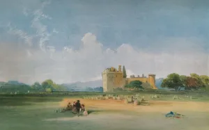 Craigmillar Castle, c1821. Artist: Thomas Miles Richardson I