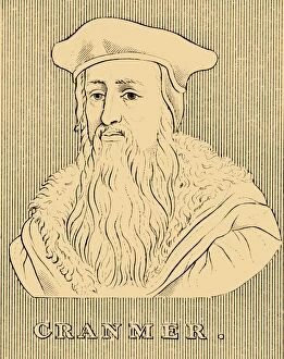 Edward Vi King Of England Gallery: Cranmer, (1489-1556), 1830. Creator: Unknown
