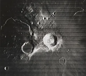 Crater Prints: Crater Aristarchus, Schroters Valley, and Vicinity, 1967. Creator: NASA
