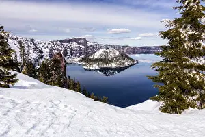 Crater Prints: Crater Lake Winter. Creator: Joshua Johnston