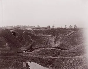 Crater Prints: The Crater, Petersburg, 1864. Creator: Tim O Sullivan