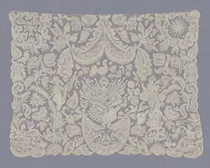Brussels And Gallery: Cravat End, Flanders, 1700-50. Creator: Unknown