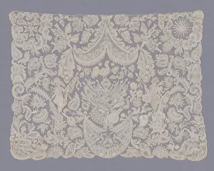 Brussels And Gallery: Cravat End, Flanders, 1700-50. Creator: Unknown