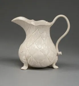 Cream Jug, Staffordshire, 1750/59. Creator: Staffordshire Potteries Cream Jug, Staffordshire, 1750/59. Creator: Staffordshire Potteries