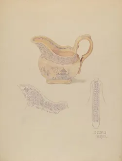 Cream Pitcher, c. 1936. Creator: Julie C Brush
