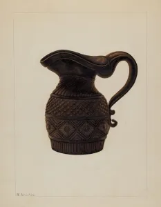 Amantea Nicholas Gallery: Cream Pitcher, c. 1936. Creator: Nicholas Amantea