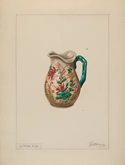 Holloway T Prints: Cream Pitcher, c. 1937. Creator: Thomas Holloway