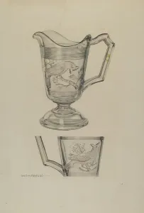 Cream Pitcher Prints: Cream Pitcher, c. 1940. Creator: George Yanosko