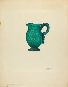 Cream Pitcher, c. 1940. Creator: Janet Riza