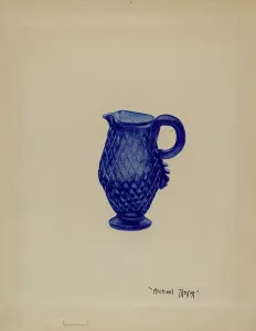 Cream Pitcher Prints: Creamer, c. 1936. Creator: Michael Trekur