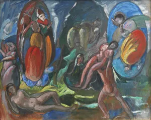 Jerichau Jens Adolf Prints: The Creation of Eve. Composition. Opus II, 1915. Creator: Jens Adolf Emil Jerichau