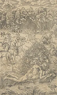Images Dated 10th November 2020: The Creation of Eve. Creators: Lucas Cranach the Younger