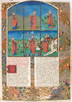 The Creation (From: L Antiquite Judaique by Flavius Josephus). Artist: Anonymous