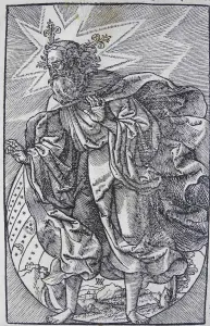 The Creation of the World, from the Worms Bible, 1529. Creator: Woensam