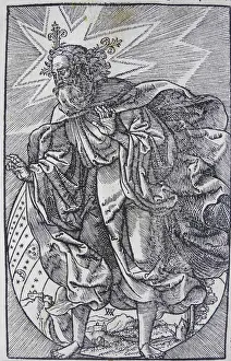 Gnadenstuhl Gallery: The Creation of the World, from the Worms Bible, 1529. Creator: Woensam