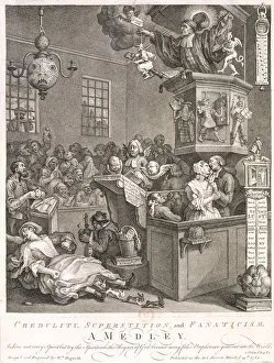 Birth Prints: Credulity, Superstition and Fanaticism. A medley, 1762. Artist: William Hogarth