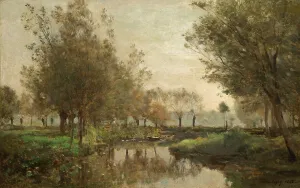 Creek Prints: The Creek, 1863. Creator: Charles Francois Daubigny